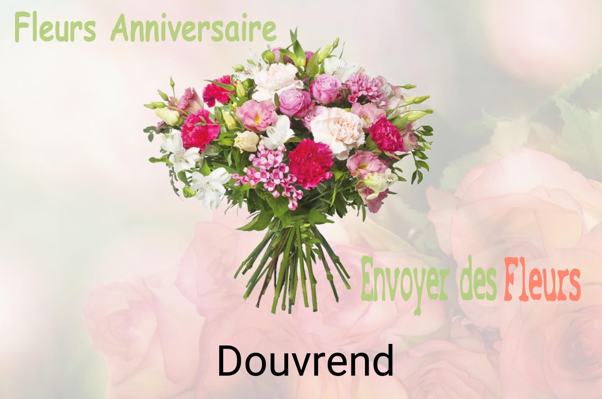 Bouquet de fleurs d’anniversaire livré à Douvrend