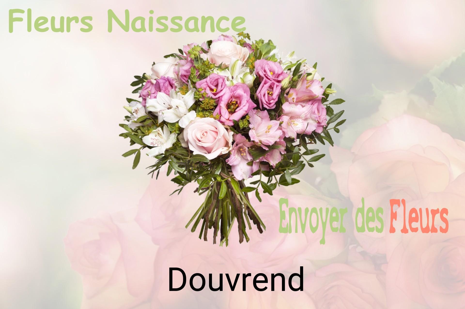 Bouquet de fleurs de naissance livré à Douvrend